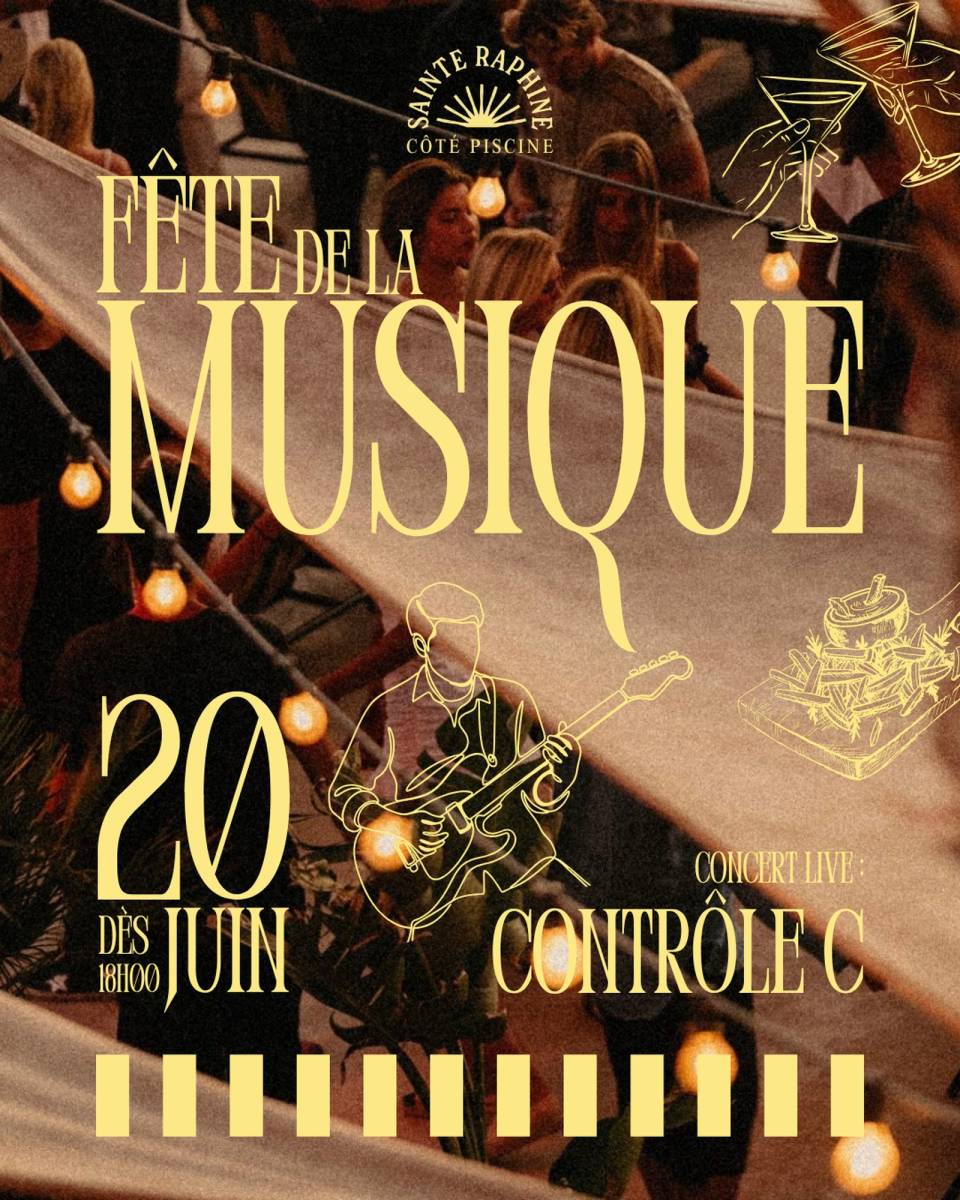 Fête de la Musique à Bordeaux - Soirée live & tapas au Domaine Sainte Raphine