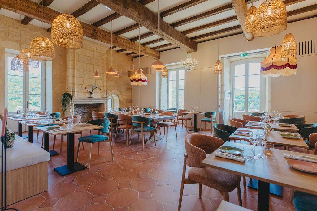 Salle du Domaine Sainte Raphine prêt à accueillir votre événement