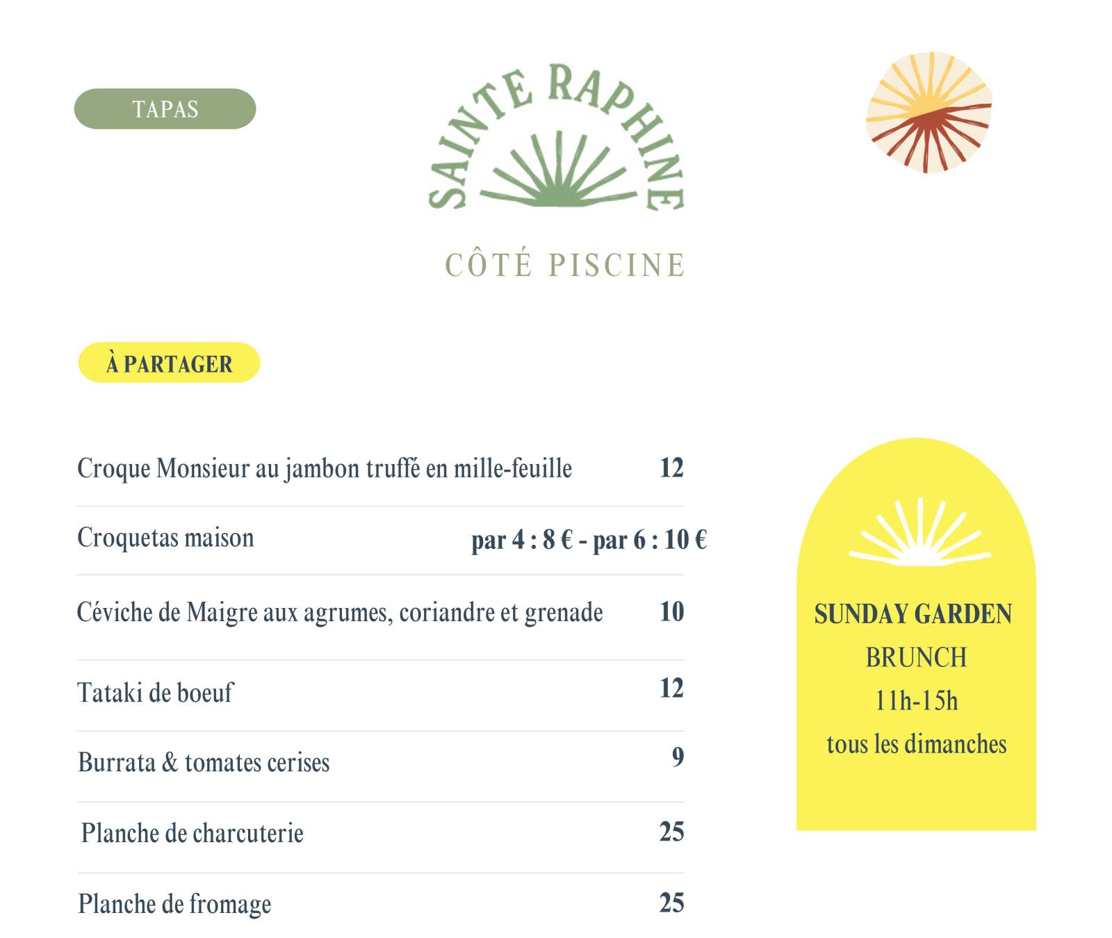 CÔTÉ PISCINE – Le Lounge Bar ensoleillé du Domaine Sainte Raphine