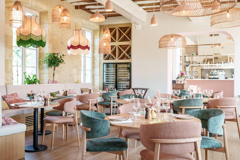 restaurant Côté Maison au Domaine Sainte Raphine en Nouvelle-Aquitaine