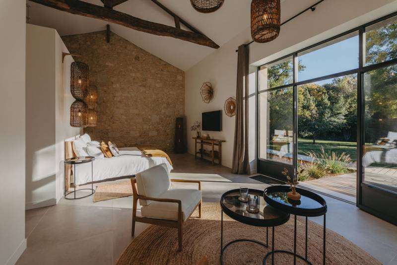 Suite spacieuse 55m2 avec vue forêt Domaine Sainte Raphine